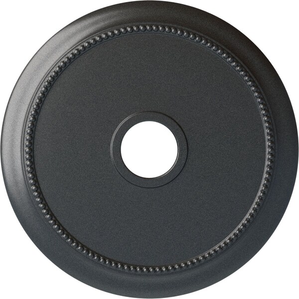 Ekena Millwork Crendon Ceiling Medallion (Fits Canopies up to 4 3/8"), 24 1/8"OD x 4 3/8"ID x 2 1/4"P, Pewter CM24CRPES - main